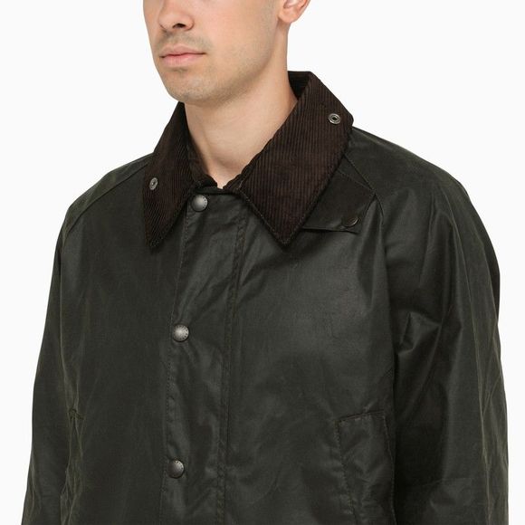 Barbour Dark green wax field jacket - Picture 4 of 4
